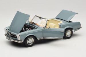 Mercedes 230 SL W113 Horizon Blue Norev 1:18 183992 Metall — bild 2 av 9