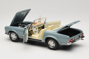 Mercedes 230 SL W113 Horizon Blue Norev 1:18 183992 Metall — bild 6 av 9