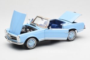 Mercedes 230 SL W113 Pagoda Horizon Blå Återförsäljarupplaga Norev 1:18 B66040633 Metall — bild 2 av 10