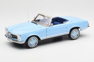 Mercedes 230 SL W113 Pagoda Horizon Blå Återförsäljarupplaga Norev 1:18 B66040633 Metall