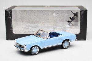 Mercedes 230 SL W113 Pagoda Horizon Blå Återförsäljarupplaga Norev 1:18 B66040633 Metall — bild 10 av 10