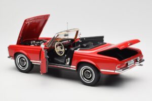 Mercedes 230 SL W113 Pagoda Röd Norev 1:18 B660640596 Metall — bild 5 av 8