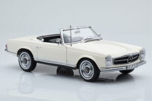 Mercedes 230 SL W113 Pagoda Vit Begränsad Upplaga Norev 1:18 183768 Metall — bild 7 av 9
