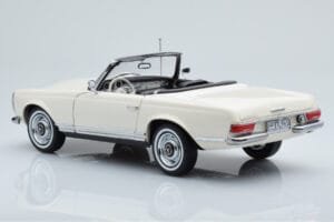 Mercedes 230 SL W113 Pagoda Vit Begränsad Upplaga Norev 1:18 183768 Metall — bild 8 av 9