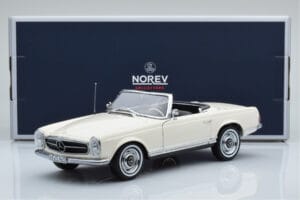 Mercedes 230 SL W113 Pagoda Vit Begränsad Upplaga Norev 1:18 183768 Metall — bild 9 av 9