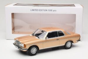 Mercedes 280 CE C123 Guld Norev 1:18 183587 Metall — bild 6 av 6