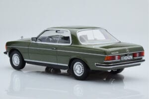 Mercedes 280 CE W123 Coupe Grön Norev 1:18 183704 Metall — bild 5 av 6