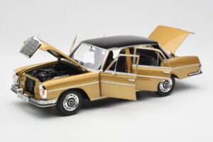 Mercedes 280 SE W108 Beige Återförsäljarupplaga Norev 1:18 B66040680 Metall — bild 2 av 8