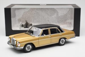 Mercedes 280 SE W108 Beige Återförsäljarupplaga Norev 1:18 B66040680 Metall — bild 8 av 8