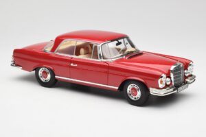 Mercedes 280 SE W108 Röd Norev 1:18 193527 Metall — bild 6 av 8