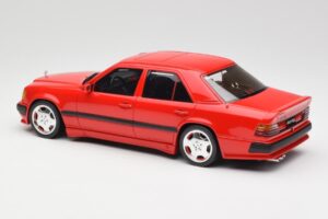 Mercedes 300E W124 6.0 AMG Signal Röd Otto 1:18 OT1104 Resin — bild 5 av 6