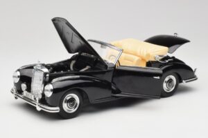 Mercedes 300 S W188 Cabriolet Svart Tchibo 1:18 36782 Metall — bild 2 av 8