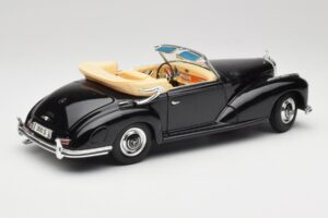 Mercedes 300 S W188 Cabriolet Svart Tchibo 1:18 36782 Metall — bild 3 av 8