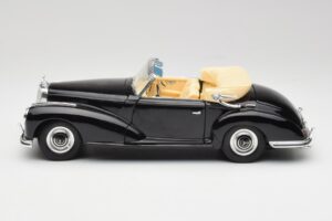 Mercedes 300 S W188 Cabriolet Svart Tchibo 1:18 36782 Metall — bild 4 av 8
