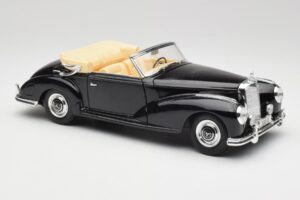 Mercedes 300 S W188 Cabriolet Svart Tchibo 1:18 36782 Metall — bild 6 av 8