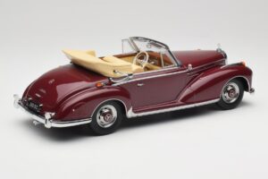 Mercedes 300 SC W188 Cabriolet Mörkröd KK-Scale 1:18 KKDC180942 Metall — bild 2 av 6