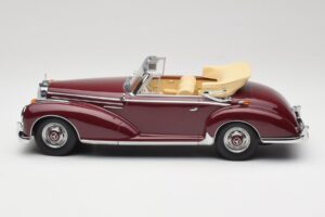 Mercedes 300 SC W188 Cabriolet Mörkröd KK-Scale 1:18 KKDC180942 Metall — bild 3 av 6