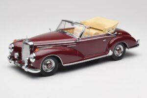 Mercedes 300 SC W188 Cabriolet Mörkröd KK-Scale 1:18 KKDC180942 Metall