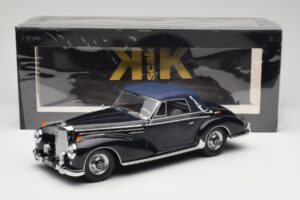 Mercedes 300 SC W188 Cabriolet Softtop Mörkblå KK-Scale 1:18 KKDC180944 Metall — bild 6 av 6
