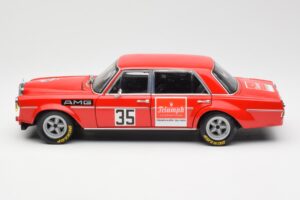 Mercedes 300 SEL 6.8 #35 H. Kelleners Hockenheim 1973 Minichamps 1:18 100713435 Metall — bild 4 av 8