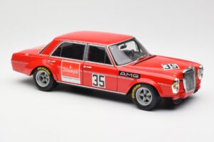 Mercedes 300 SEL 6.8 #35 H. Kelleners Hockenheim 1973 Minichamps 1:18 100713435 Metall — bild 6 av 8