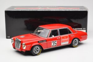 Mercedes 300 SEL 6.8 #35 H. Kelleners Hockenheim 1973 Minichamps 1:18 100713435 Metall — bild 8 av 8