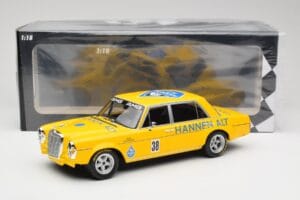 Mercedes 300 SEL 6.8 W109 #38 H. Heyer Season Finale Hockenheim 1971 Minichamps 1:18 155713438 Metall — bild 6 av 6