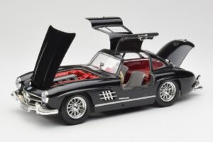 Mercedes 300 SL W198 Svart Bburago 1:18 35791 Metall — bild 2 av 8