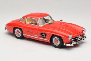Mercedes 300 SL Gullwing Röd Minichamps 1:18 180039001 Metall — bild 6 av 8