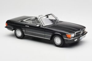 Mercedes 300 SL R107 Svart Pearl Återförsäljarupplaga Norev 1:18 B66040678 Metall — bild 8 av 10
