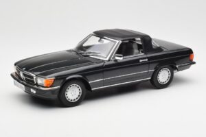 Mercedes 300 SL R107 Svart Pearl Återförsäljarupplaga Norev 1:18 B66040678 Metall — bild 3 av 10