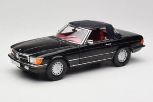 Mercedes 300 SL R107 Svart Norev 1:18 183511 Metall