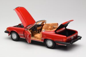 Mercedes 300 SL R107 Röd Norev 1:18 B66040623 Metall — bild 5 av 8