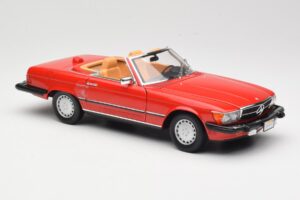 Mercedes 300 SL R107 Röd Norev 1:18 B66040623 Metall — bild 6 av 8