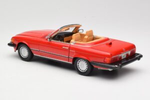 Mercedes 300 SL R107 Röd Norev 1:18 B66040623 Metall — bild 7 av 8