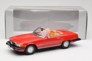 Mercedes 300 SL R107 Röd Norev 1:18 B66040623 Metall — bild 8 av 8