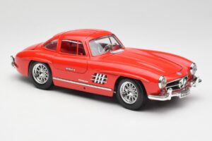 Mercedes 300 SL Röd Bburago 1:18 3015 Metall — bild 6 av 8