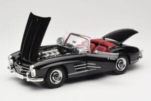 Mercedes 300 SL W198 Roadster Svart Minichamps 1:18 180039036 Metall — bild 2 av 8
