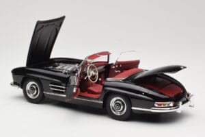 Mercedes 300 SL W198 Roadster Svart Minichamps 1:18 180039036 Metall — bild 5 av 8