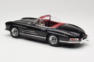 Mercedes 300 SL W198 Roadster Svart Minichamps 1:18 180039036 Metall — bild 7 av 8