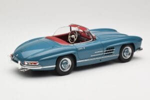 Mercedes 300 SL W198 Roadster Blå Minichamps 1:18 180039035 Metall — bild 3 av 8