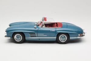 Mercedes 300 SL W198 Roadster Blå Minichamps 1:18 180039035 Metall — bild 4 av 8
