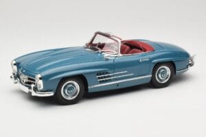 Mercedes 300 SL W198 Roadster Blå Minichamps 1:18 180039035 Metall