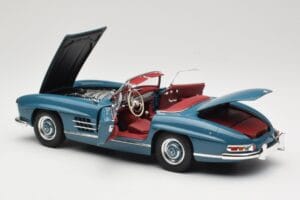 Mercedes 300 SL W198 Roadster Blå Minichamps 1:18 180039035 Metall — bild 5 av 8