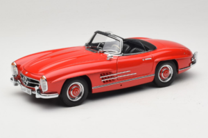 Mercedes 300 SL Roadster Röd Minichamps 1:18 180039031 Metall
