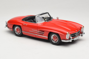 Mercedes 300 SL Roadster Röd Minichamps 1:18 180039031 Metall — bild 6 av 8