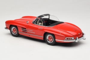 Mercedes 300 SL Roadster Röd Minichamps 1:18 180039031 Metall — bild 7 av 8