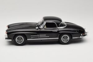Mercedes 300 SL W198 Roadster With Hardtop Svart Minichamps 1:18 180039040 Metall — bild 4 av 8