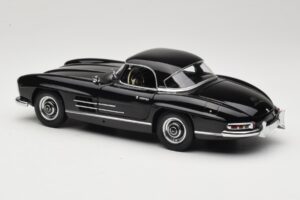 Mercedes 300 SL W198 Roadster With Hardtop Svart Minichamps 1:18 180039040 Metall — bild 7 av 8