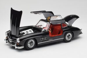 Mercedes 300 SL W198 Svart Minichamps 1:18 180039004 Metall — bild 2 av 8